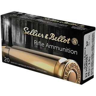 S&B22Hornet45grs - Gunnery Arms & Ammo